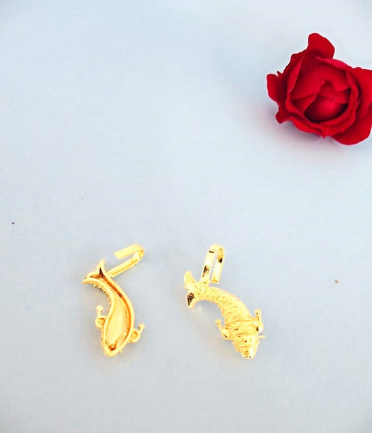 Gold Finish Dragon Ear Cuff Earrings for Women