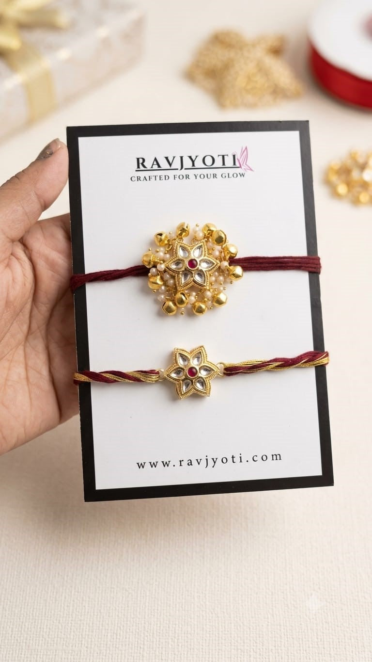 Premium Bhai Bhabhi Rakhi Set