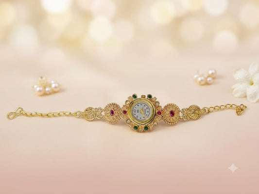 Royal Heritage Gold-Tone Bracelet Watch