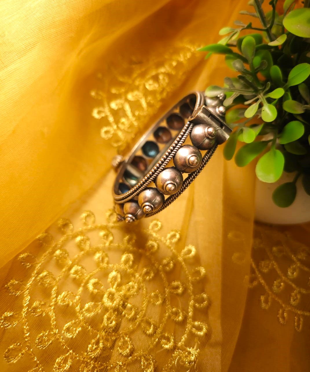 Antique Dome  Single Kada Bangle for Women