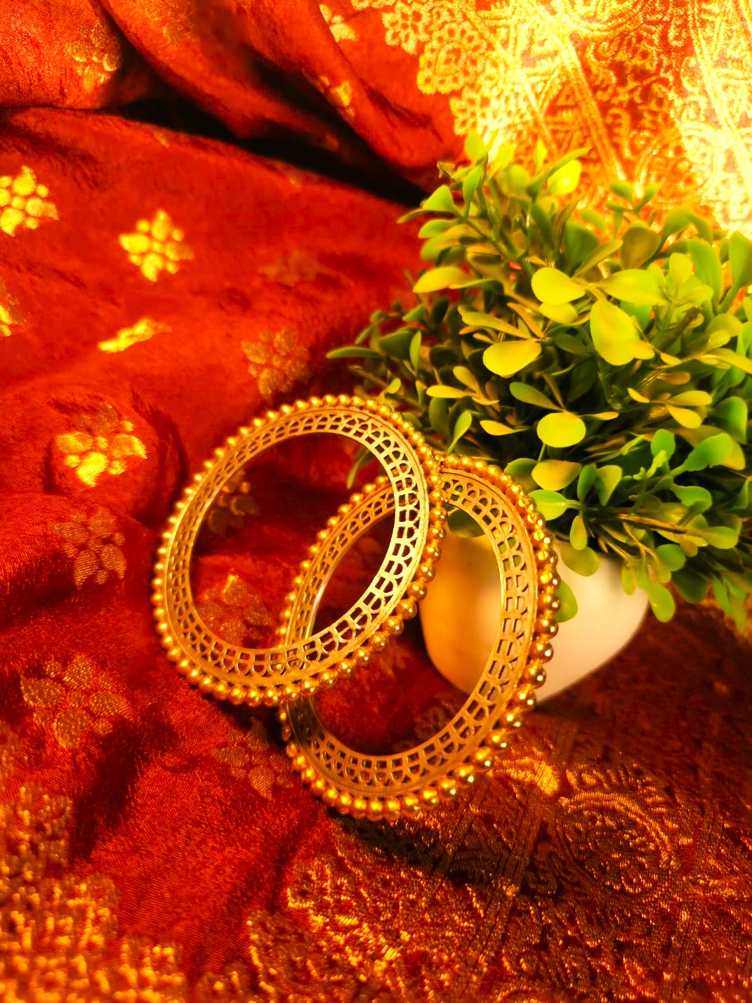 Dual Tone Designer Bangles for Women