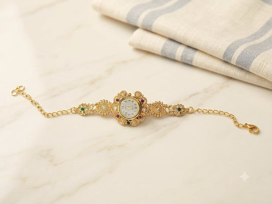 Luxury Heritage Gold Bracelet Watch