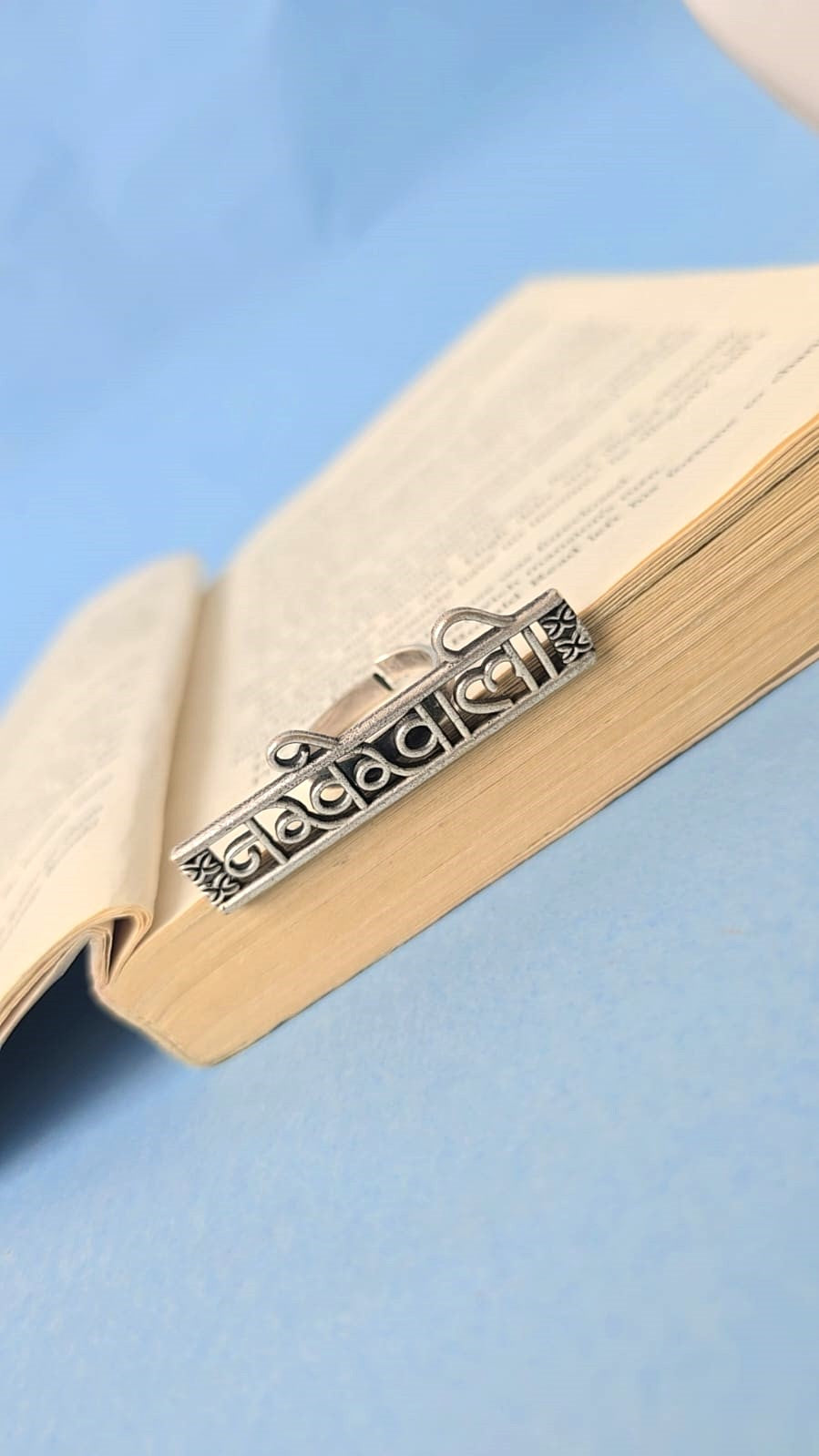 Oxidized Silver Nakhrewali Ring for Women