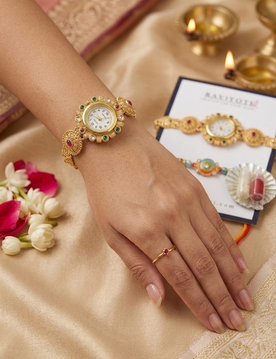 Premium Rakhi Combo for Bhai & Bhabhi