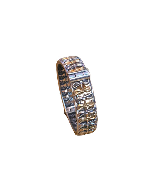 RavJyoti Antique Engraved Royal Kada pair