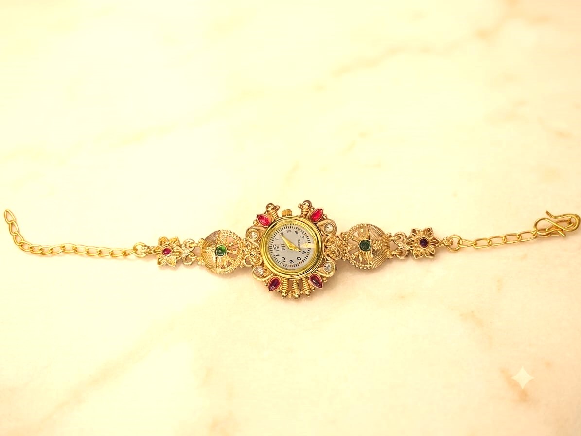 Royal Heritage Gold-Tone Bracelet Watch