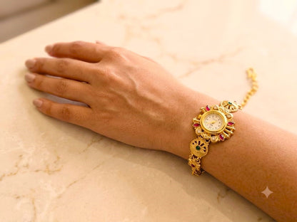 Royal Heritage Gold-Tone Bracelet Watch