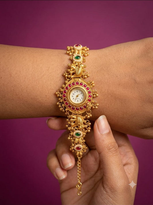 Royal Heritage Gold-Tone Bracelet Watch