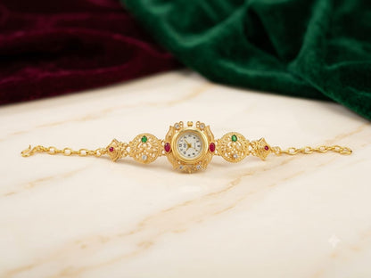 Premium Rakhi Combo with Heritage Watch